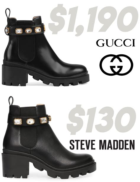 gucci boots vs steve madden|Steve Madden shoes.